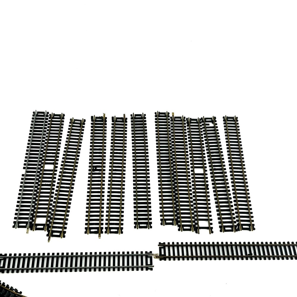 Vintage HO Scale Model Train Track Lot Brass Curves Straights Rerailer Terminal - Picture 5 of 7